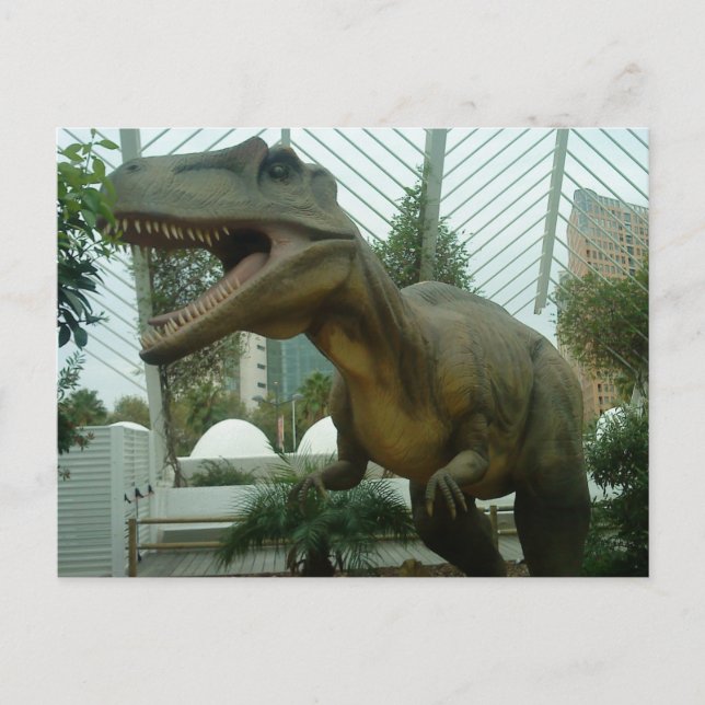 Tarjeta postal Giganotosaurus Dinosaur (Anverso)