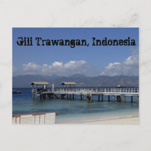 Tarjeta postal Gili Trawangan