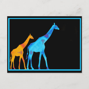 Tarjeta postal Giraffe