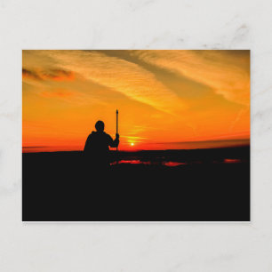 Tarjeta postal Glastonbury Sunrise