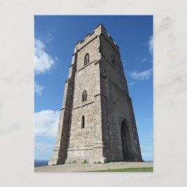 Tarjeta postal Glastonbury Tor Tower