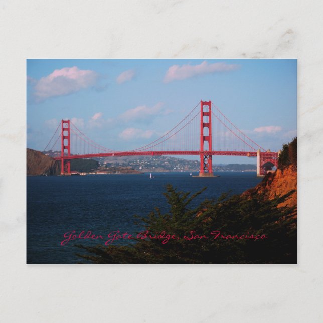 Tarjeta postal Golden Gate (Anverso)