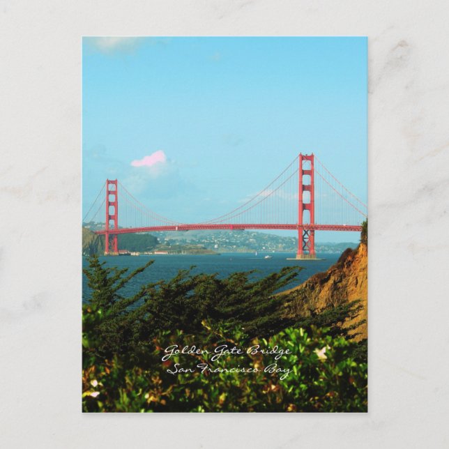 Tarjeta postal Golden Gate (Anverso)