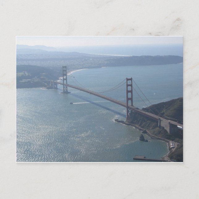 Tarjeta postal Golden Gate (Anverso)