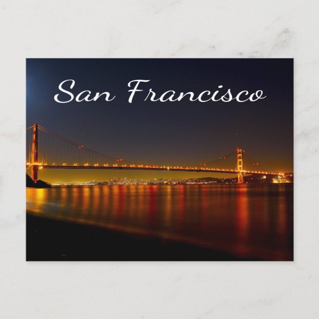 Tarjeta postal Golden Gate San Francisco Californi (Anverso)