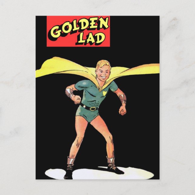 Tarjeta postal Golden Lad (Anverso)