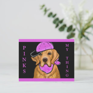 TARJETA POSTAL GOLDEN RETRIEVE