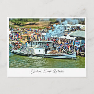 Tarjeta postal Goolwa - Festival de barcos de made