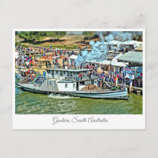 Tarjeta postal Goolwa - Festival de barcos de made