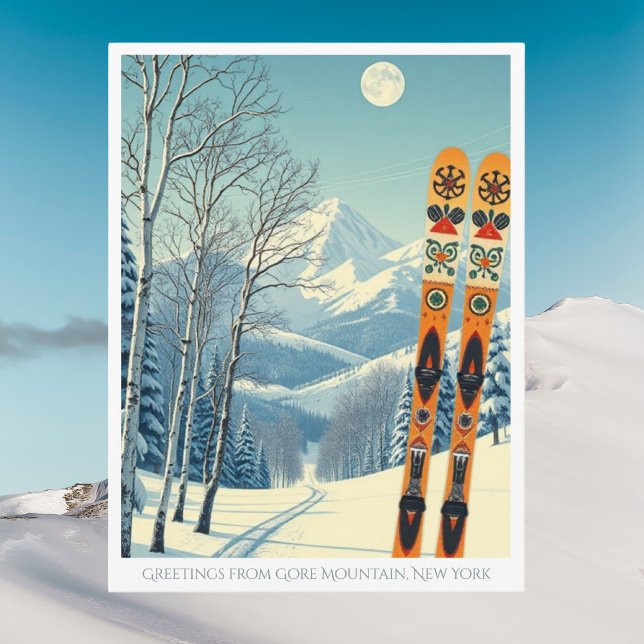 Tarjeta postal Gore Mountain New York Adirondacks (Subido por el creador)