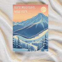 Tarjeta postal Gore Mountain New York Adirondacks