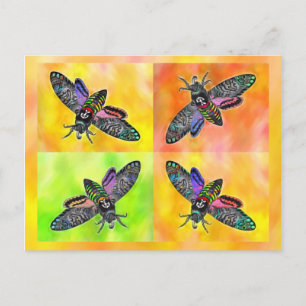 Tarjeta postal Goth Moth 4