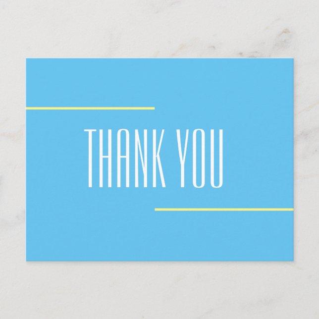 Tarjeta postal - Gracias - Personalizado (Anverso)