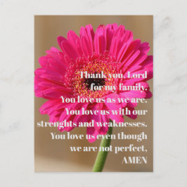 Tarjeta postal - Gracias Señor