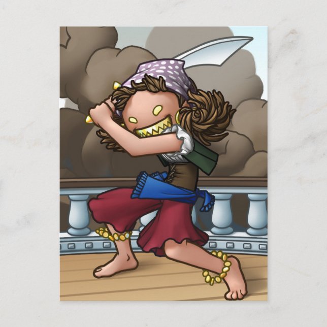 Tarjeta postal Gretchen Goldfang (Anverso)