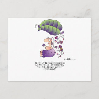 Tarjeta postal GUARD MY LIFE de April McCallum