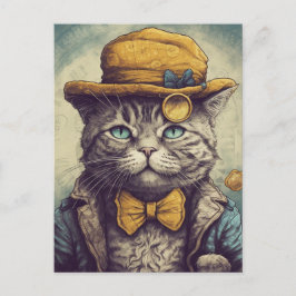 Tarjeta postal Guay Gray Cat