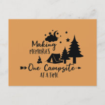 Tarjeta Postal Haciendo Recuerdos Un Campamento a 