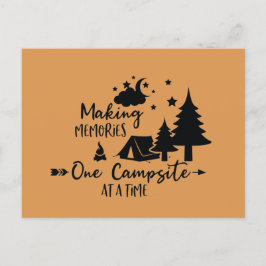 Tarjeta Postal Haciendo Recuerdos Un Campamento a 