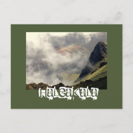 TARJETA POSTAL, "HALEAKALA ELEVÁNDOSE SOBRE LAS NU
