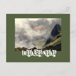 TARJETA POSTAL, "HALEAKALA ELEVÁNDOSE SOBRE LAS NU