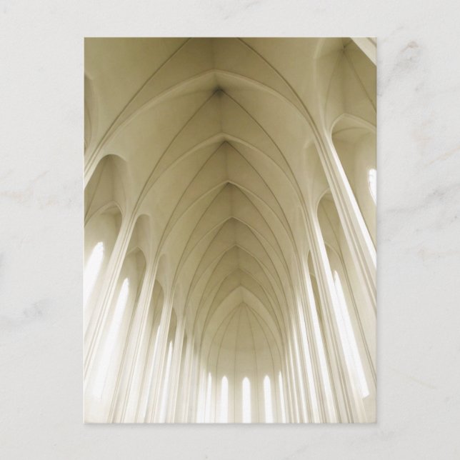 Tarjeta postal Hallgrimdukja Islandia (Anverso)