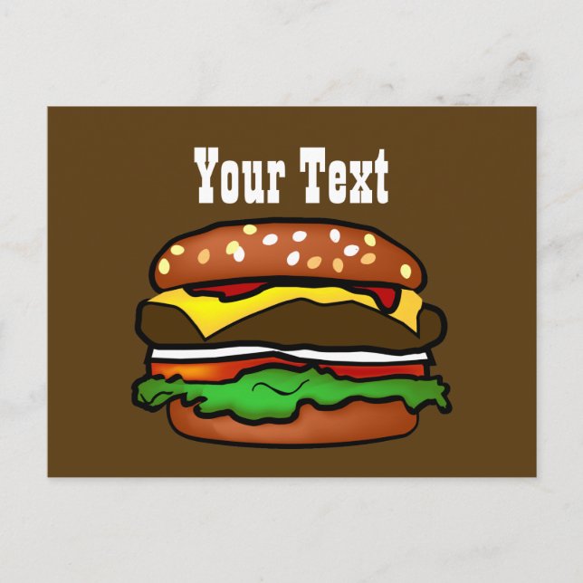 Tarjeta postal Hamburger (Anverso)