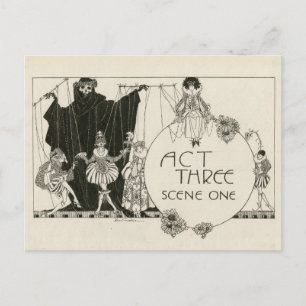 Tarjeta postal Hamlet Shakespeare