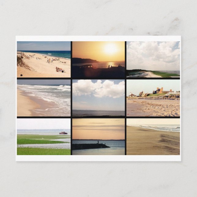 TARJETA POSTAL Hamptons 'Beach' (Anverso)