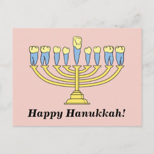 Tarjeta postal "Happy Hanukkah"