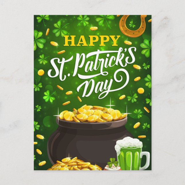 Tarjeta postal Happy St Patricks (Anverso)