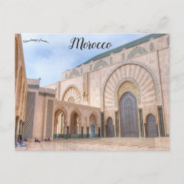 Tarjeta postal Hassan ll Mosca Casablanca Marrueco