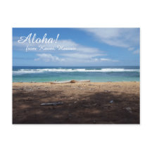 Tarjeta postal Hawaii Beach