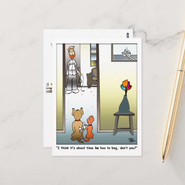 Tarjeta postal 'Hazlo suplicar' (Anverso/Reverso In Situ)