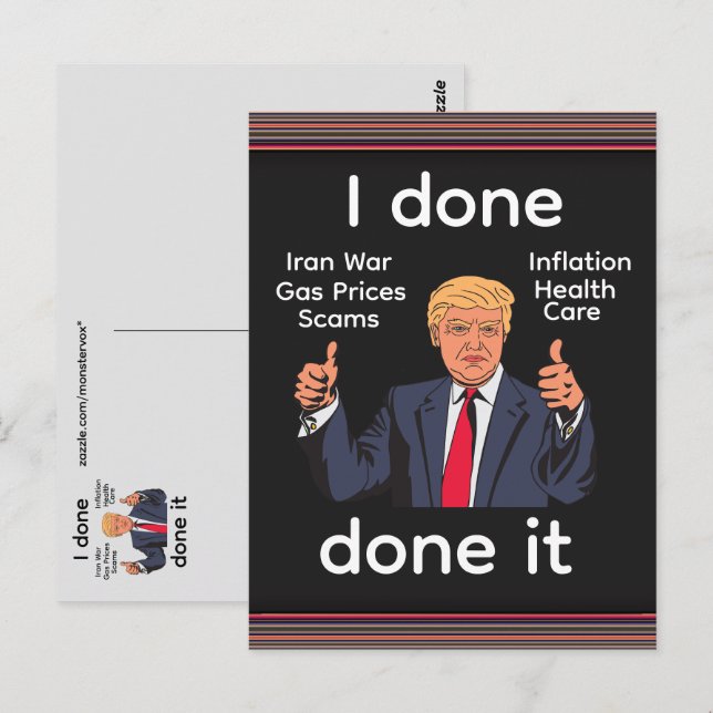 Tarjeta Postal He Hecho Hecho Hecho (Anverso / Reverso)