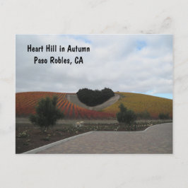 Tarjeta postal: Heart Hill en otoño, Paso Robles