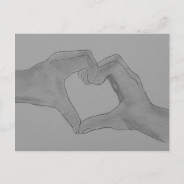 Tarjeta postal Heart Of Hands (Anverso)