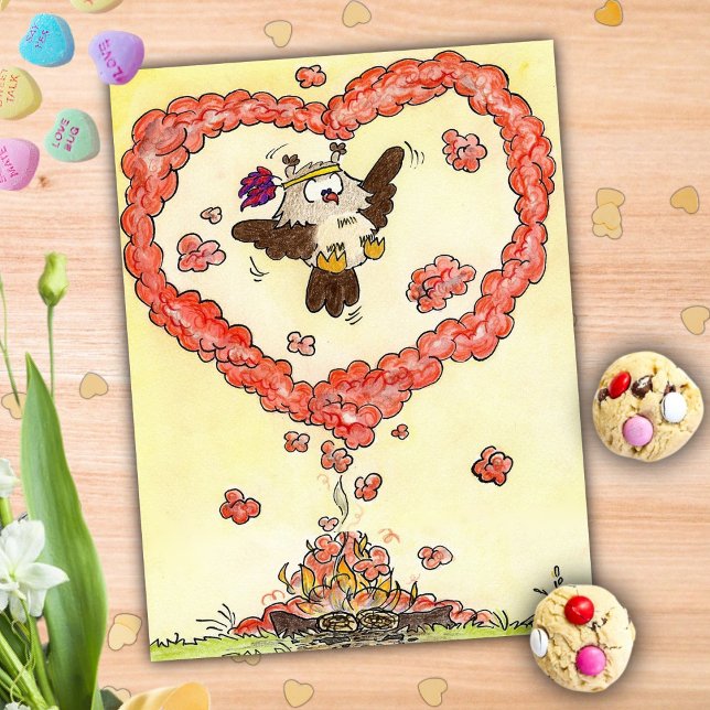 tarjeta postal HEART OF SMOKE de Nicole Janes (Subido por el creador)