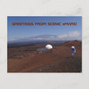 Tarjeta postal HI-SEAS IV "Scenic Mars"