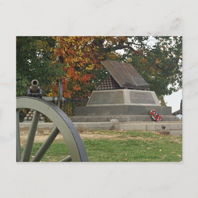 Tarjeta postal High Water Mark, Gettysburg Battlef (Anverso)