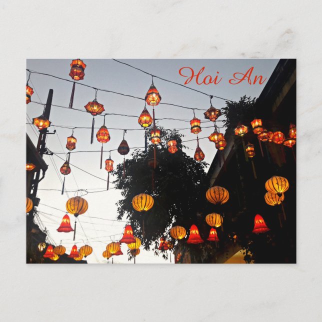 Tarjeta postal Hoi An Lantern (Anverso)