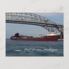 Tarjeta postal Hon James L. Oberstar Port Huron