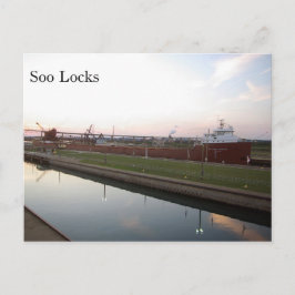 Tarjeta postal Hon James L. Oberstar Soo Locks