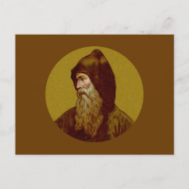 Tarjeta postal horizontal de San Cirilo el Monje (