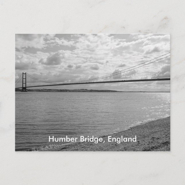 Tarjeta postal Humber Bridge (Anverso)
