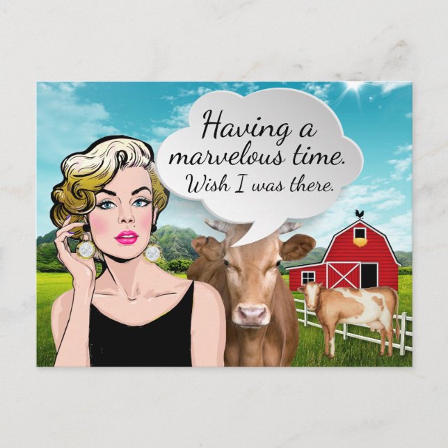 Tarjeta postal humorística (Anverso)