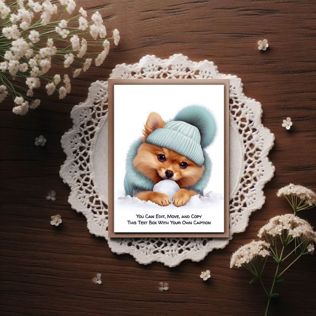 Tarjeta postal humorística personalizable para cua (Subido por el creador)