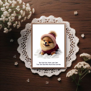 Tarjeta postal humorística personalizable para cua