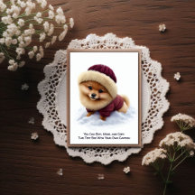 Tarjeta postal humorística personalizable para cua