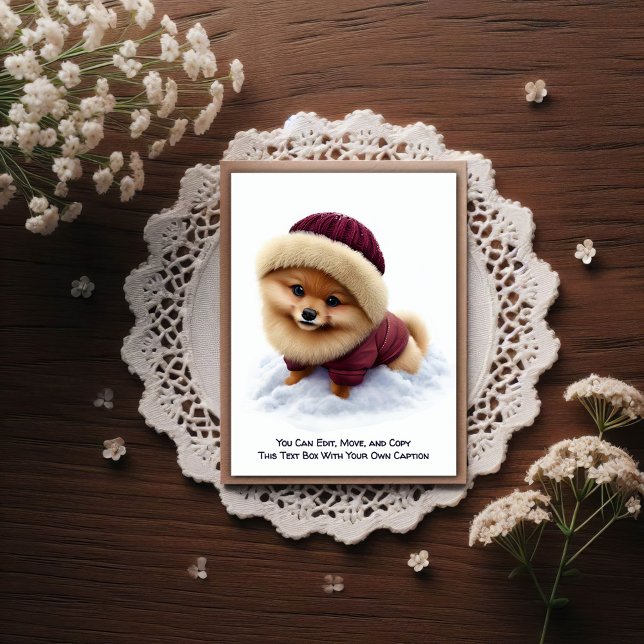Tarjeta postal humorística personalizable para cua (Subido por el creador)